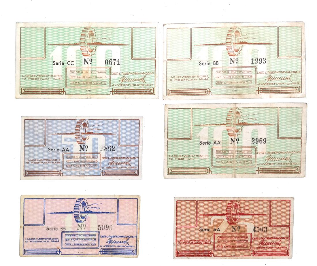 WESTERBORK NETHERLANDS CONCENTRATION CAMP NOTES (1 of 9)