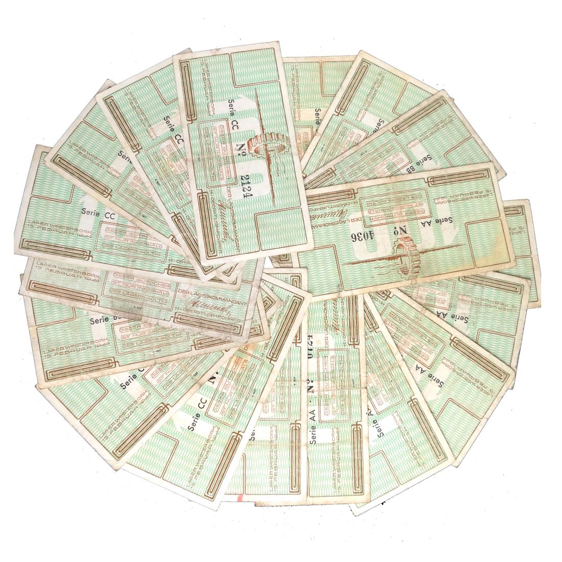 WESTERBORK NETHERLANDS CONCENTRATION CAMP 100C NOTES (1 of 6)