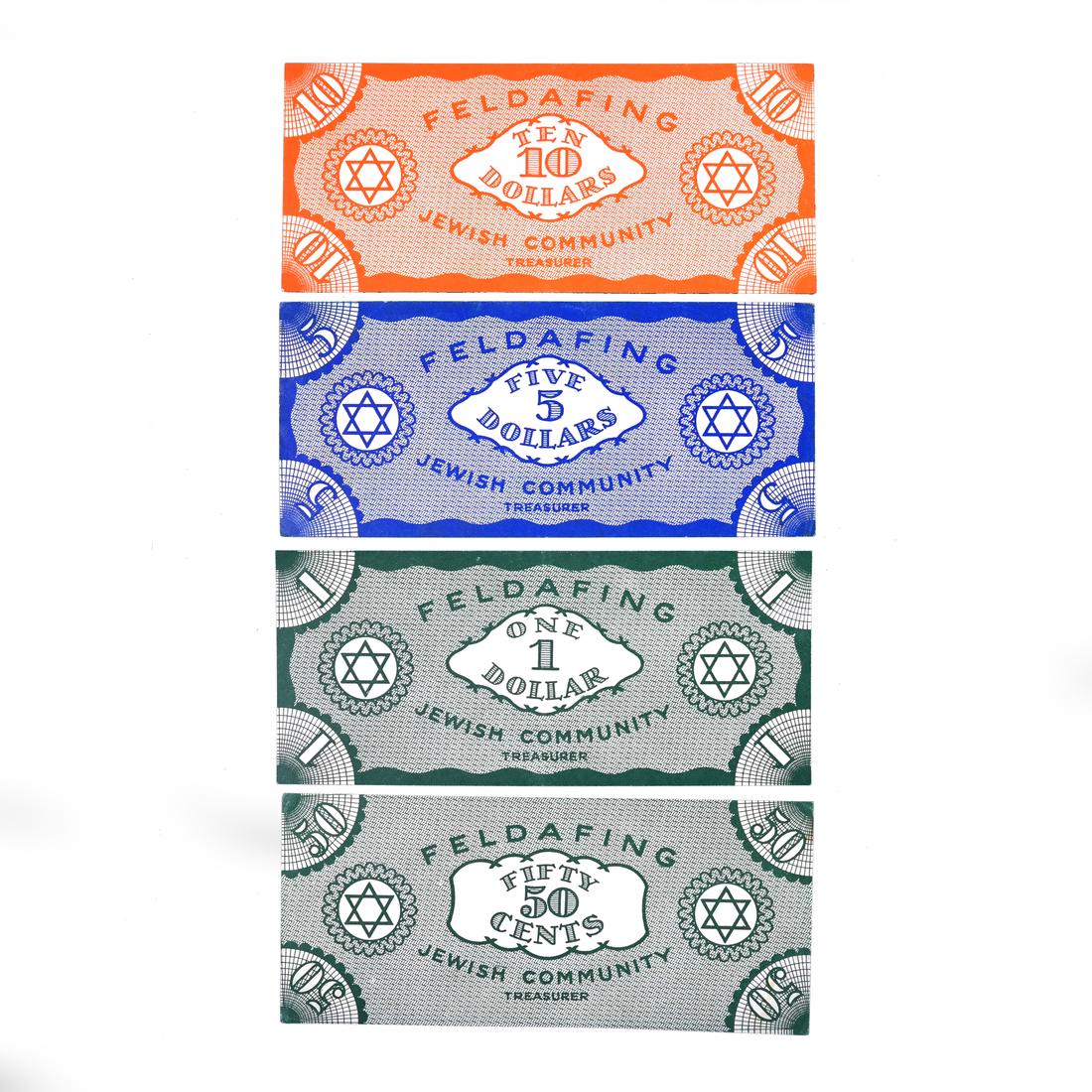 FELDAFING GERMANY JEWISH DISPLACED PERSONS CAMP NOTES (1 of 6)