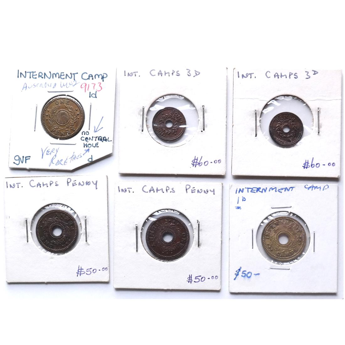 HAY AUSTRALIA WORLD WAR II INTERNMENT CAMP TOKENS (1 of 8)