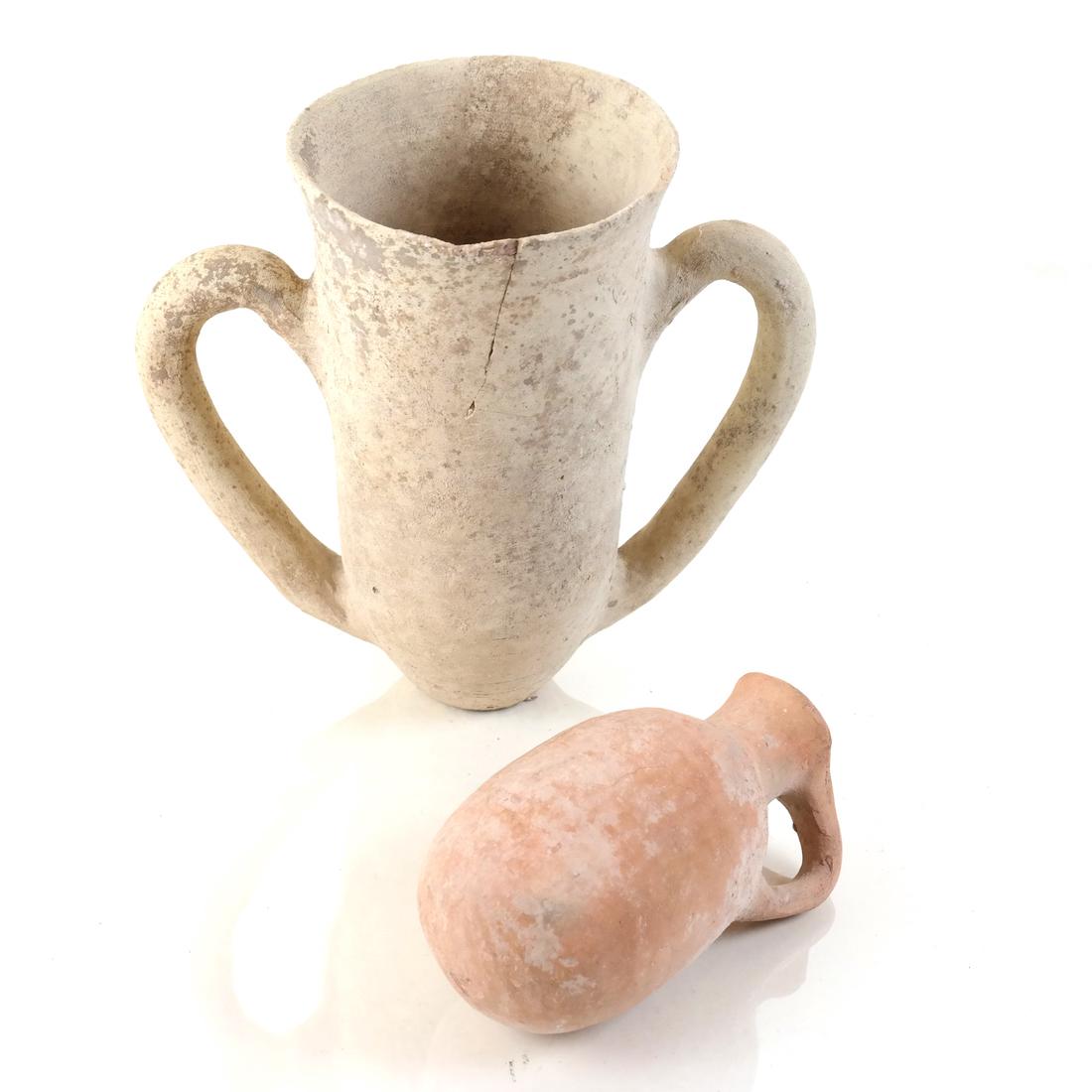 Two Ancient Terracotta Vessels (1 of 9)