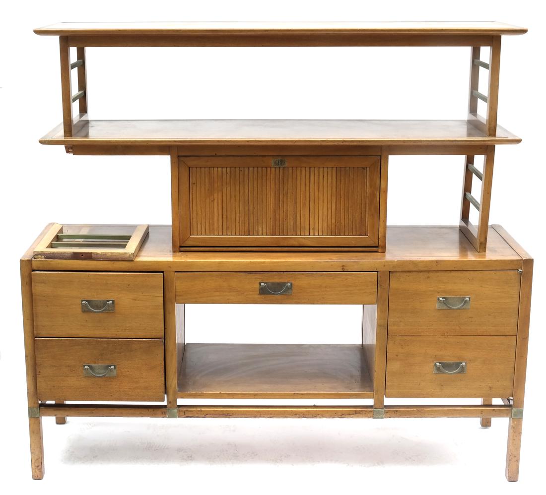 Mid-Century Modern Two Part Cabinet (1 of 8)