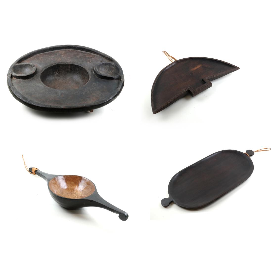 Ceremonial Oceanic Carved Wood Vessels (1 of 5)