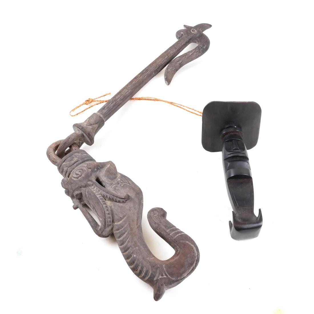 Two Oceanic Sculptural Hooks (1 of 6)