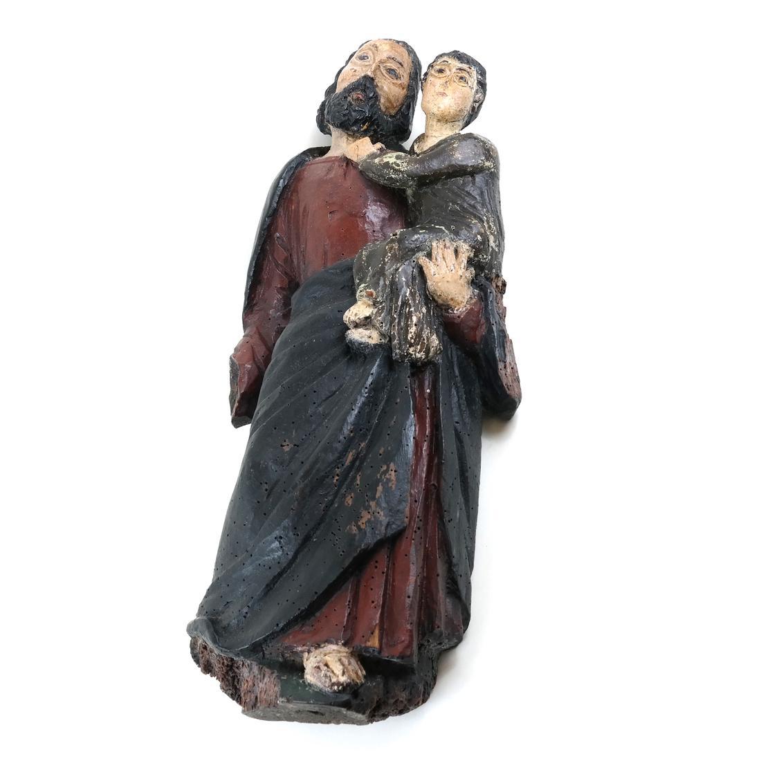 Carved and Painted Santos Group (1 of 6)