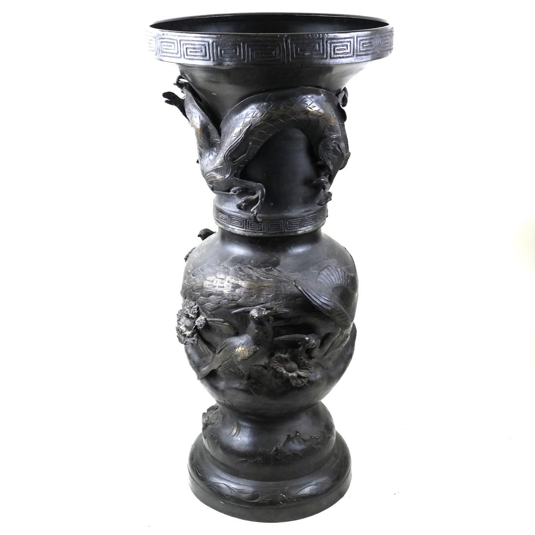 Japanese Bronze Umbrella Stand (1 of 10)