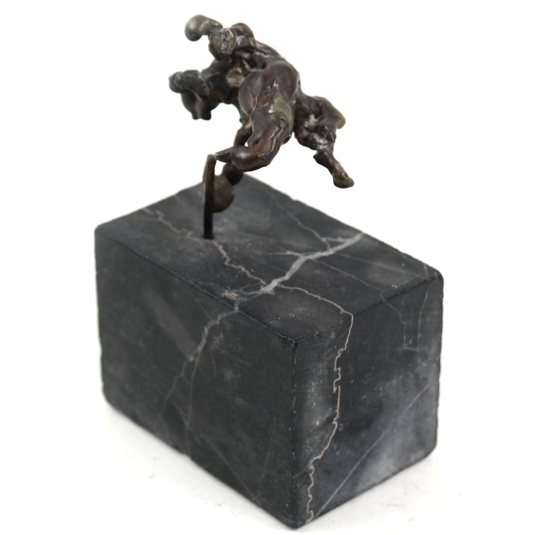 Brown Abstract Metal Sculpture (1 of 5)