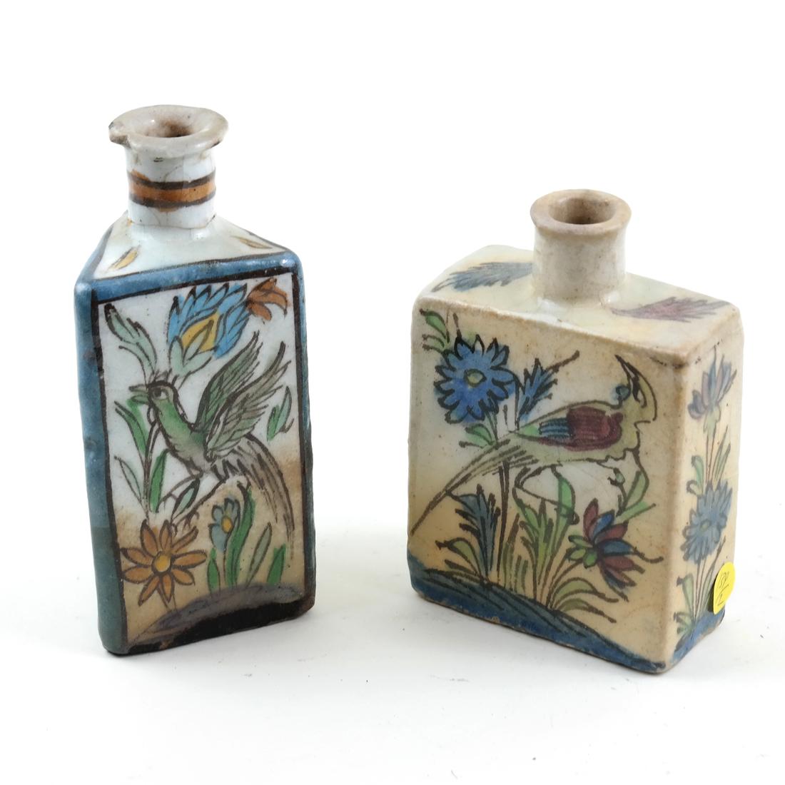 Two Decorated Glazed Vases (1 of 7)