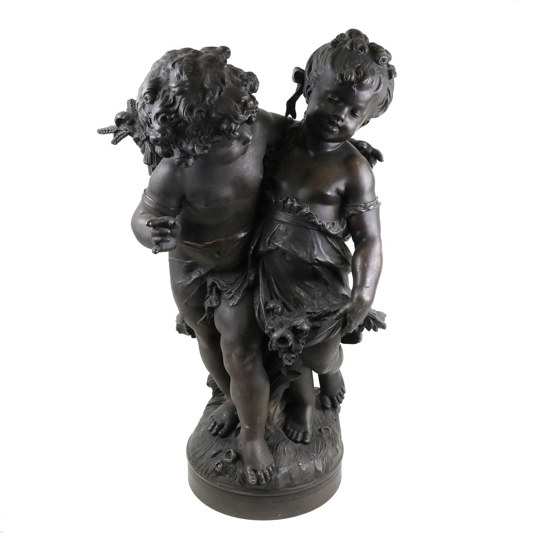 Antique Metal Cherub Group (1 of 6)