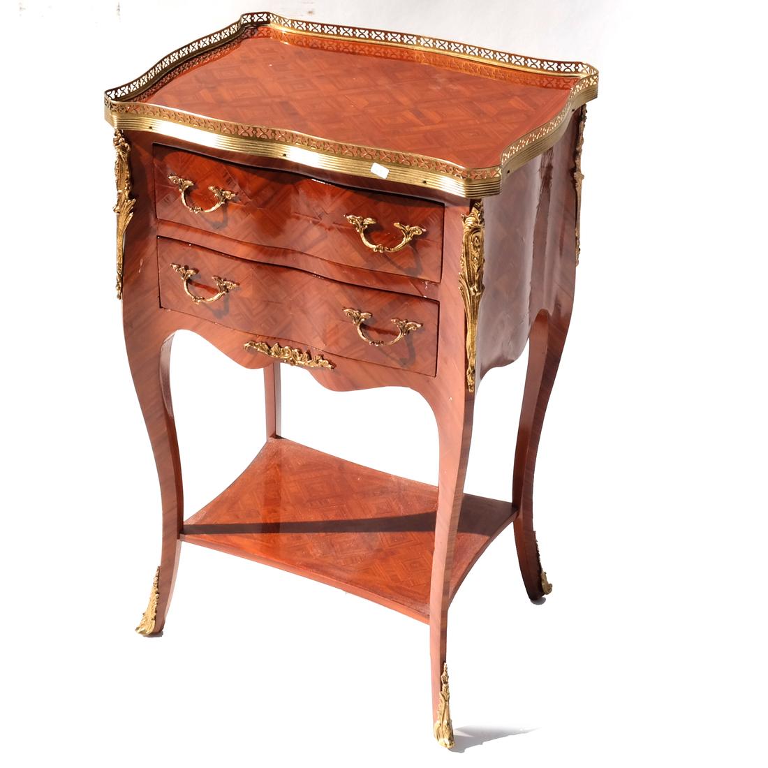 Parquetry Two-Tier Stand (1 of 8)