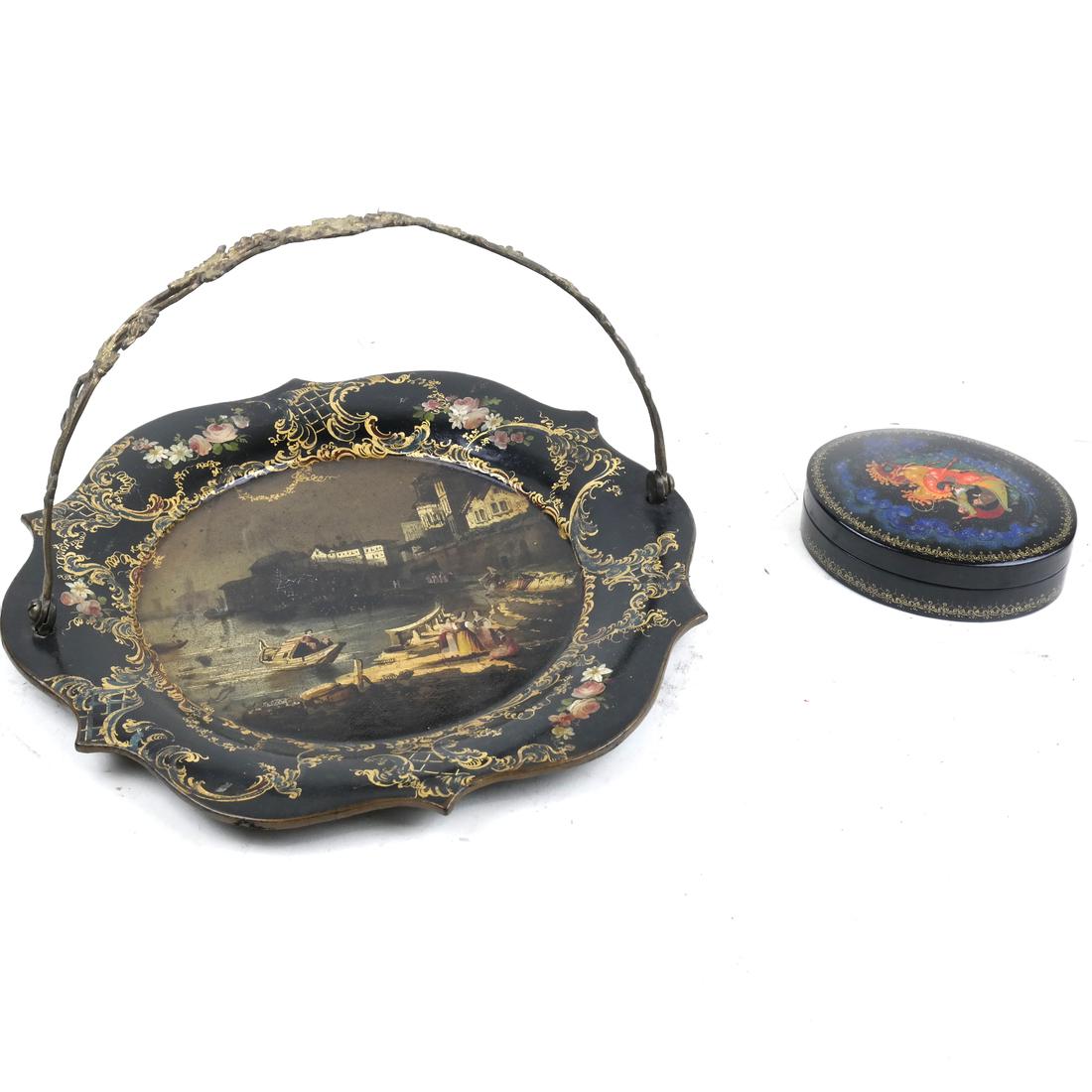 Two Lacquer Items (1 of 9)