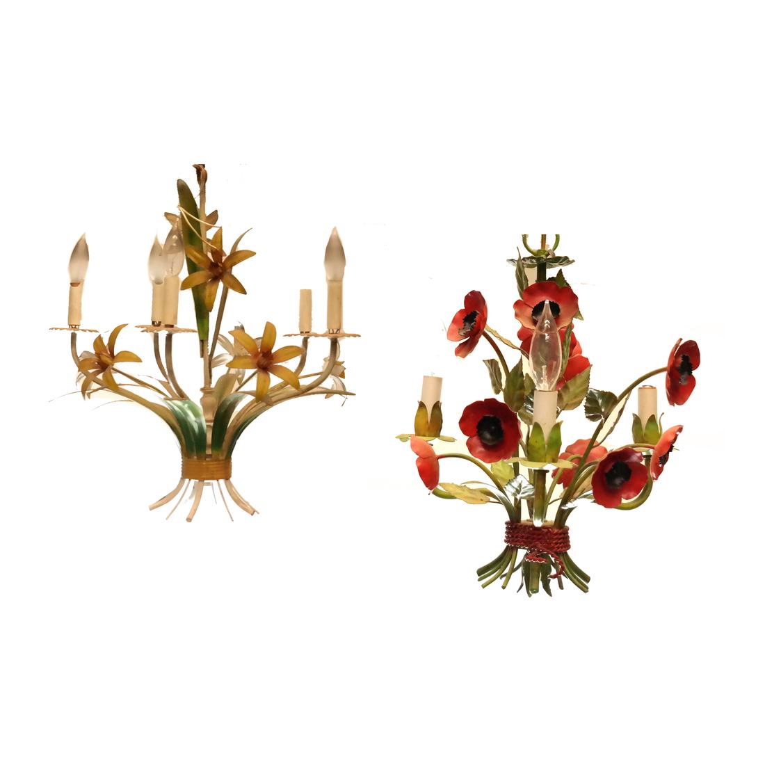 2 Mid-Century Modern Floriform Fixtures (1 of 9)