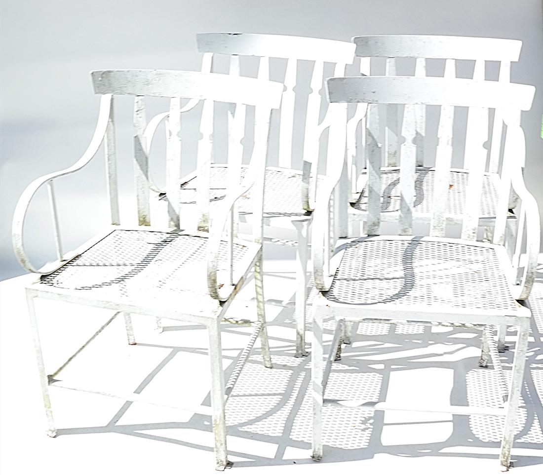 Set of Four Modern Garden Chairs (1 of 6)