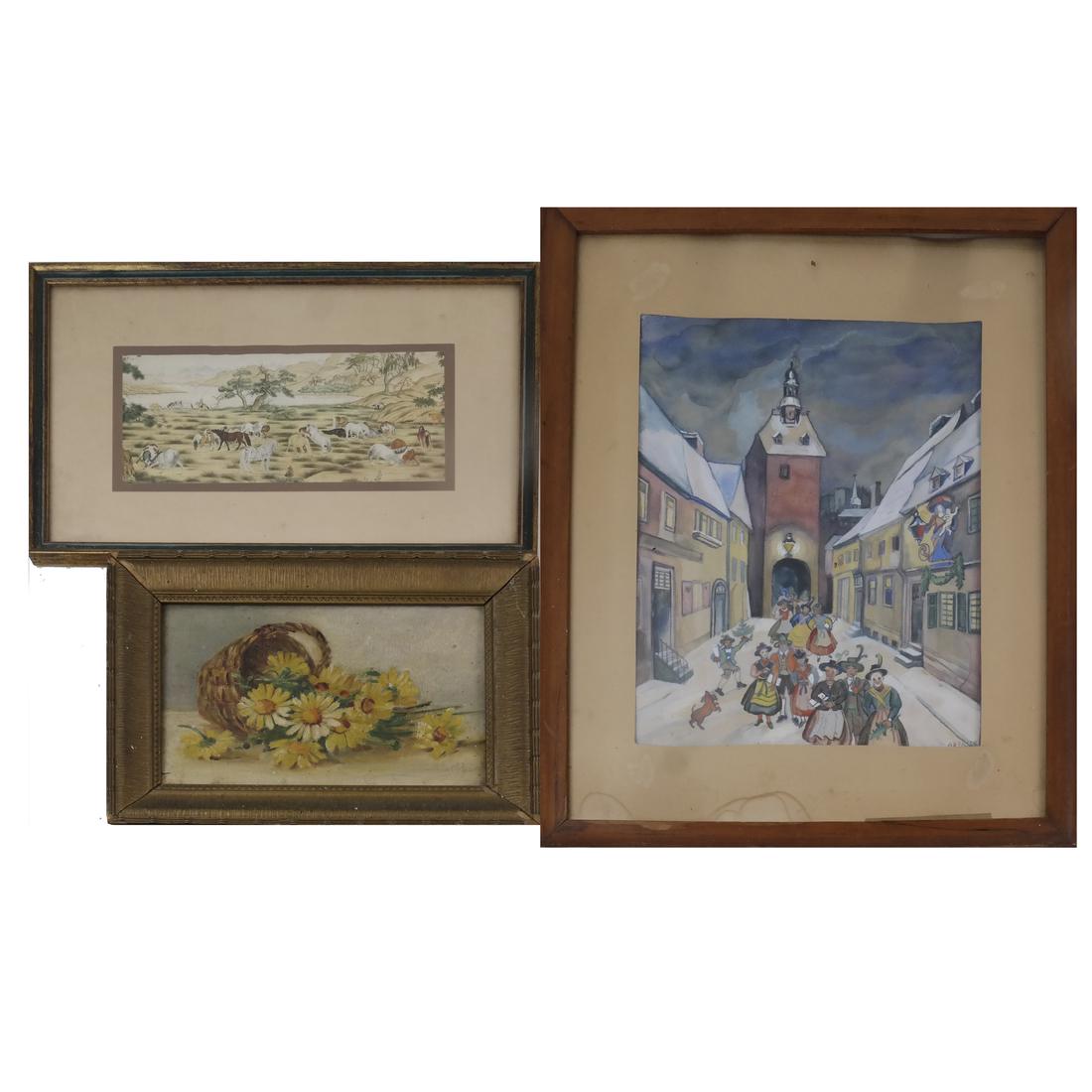 Three Framed Art Works (1 of 8)