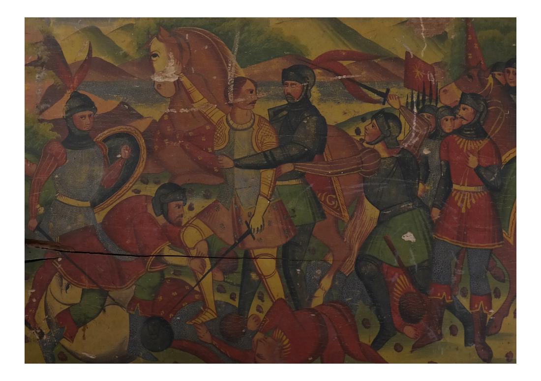 Gouache on Board - Battle Scene (1 of 7)