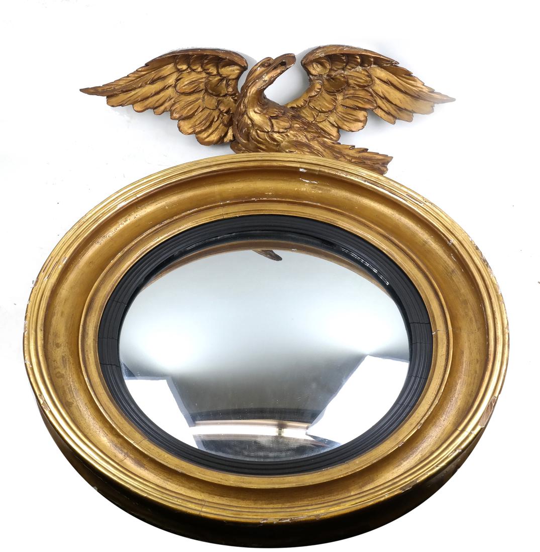 American Federal-Style Convex Mirror (1 of 4)