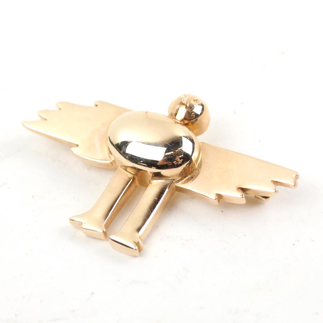 18k Gold Cartier Bird Pin (1 of 5)
