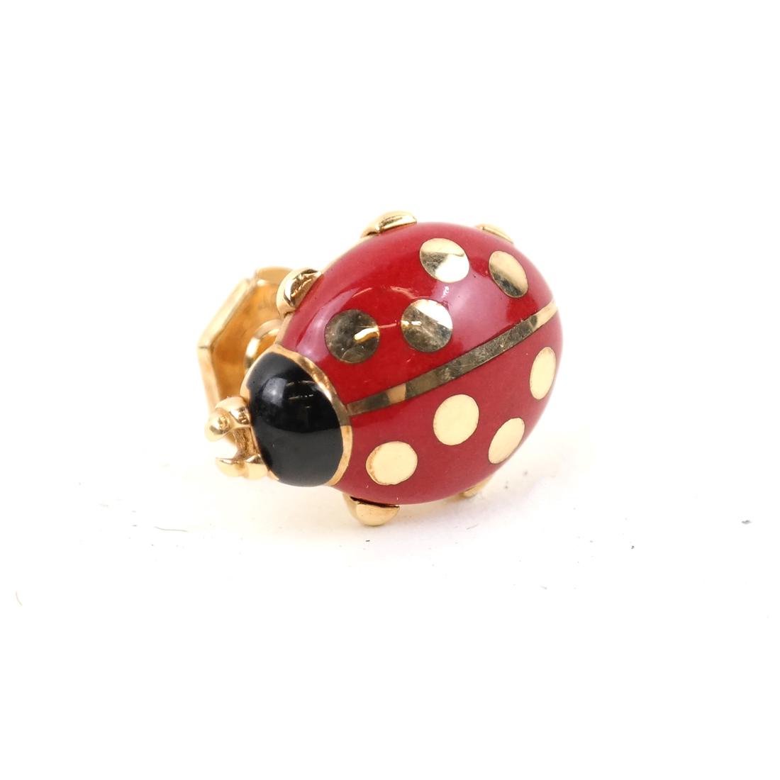 18k Gold Cartier "Lady Bug" Pin (1 of 5)