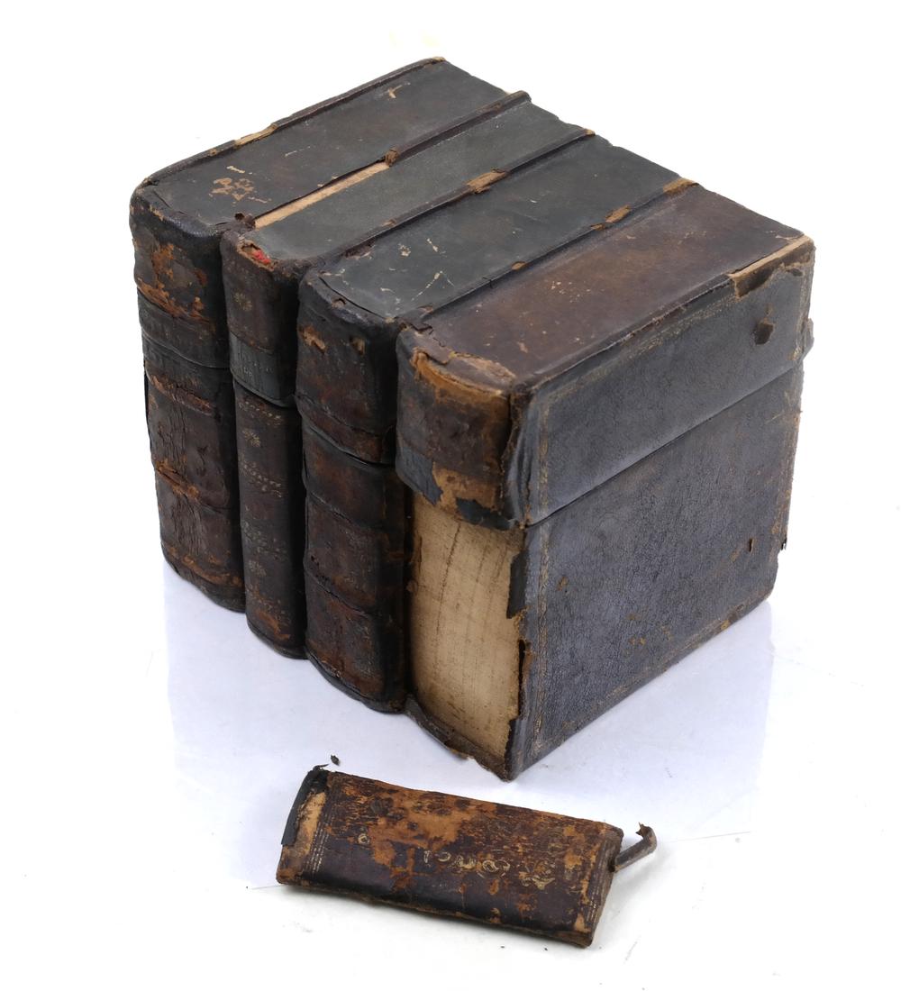 Decorative Tooled Leather Book-Form Box (1 of 6)