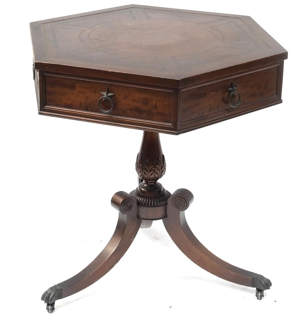 Hexagonal Drum Table (1 of 6)