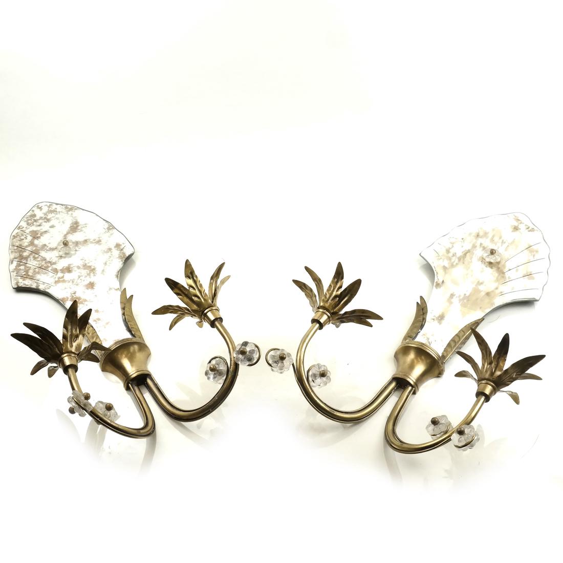 Pair of Mirrored Sconces (1 of 6)
