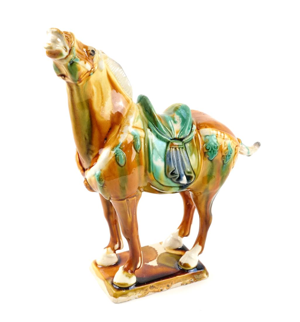 Asian-Style Ceramic Horse (1 of 8)