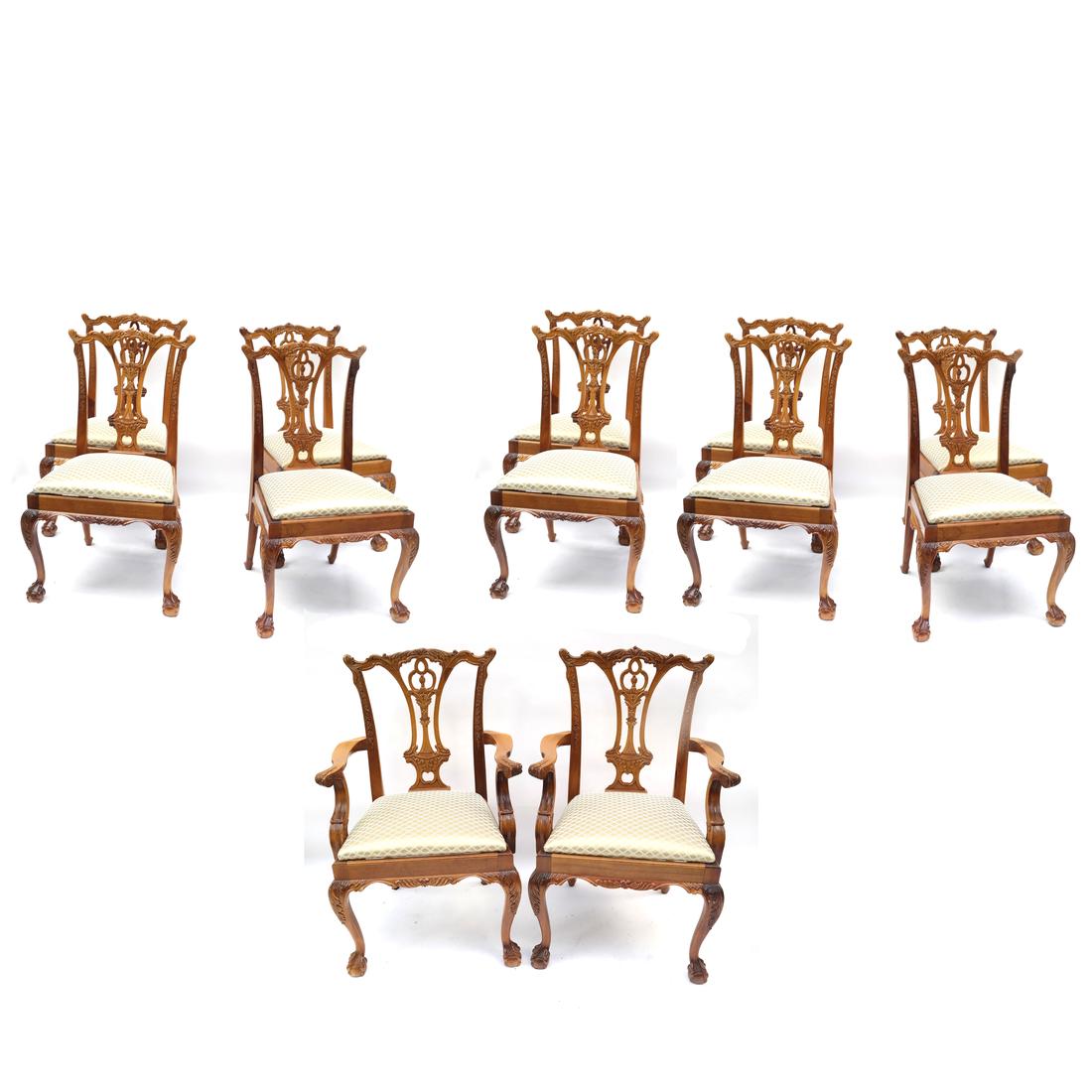 Set of 12 English-Style Chairs (1 of 10)