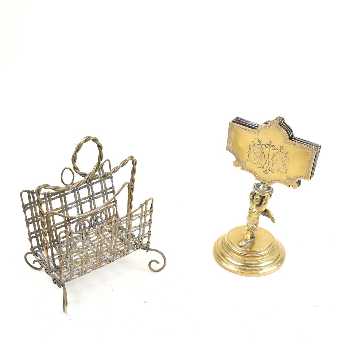 Two Brass Letter Holders (1 of 7)
