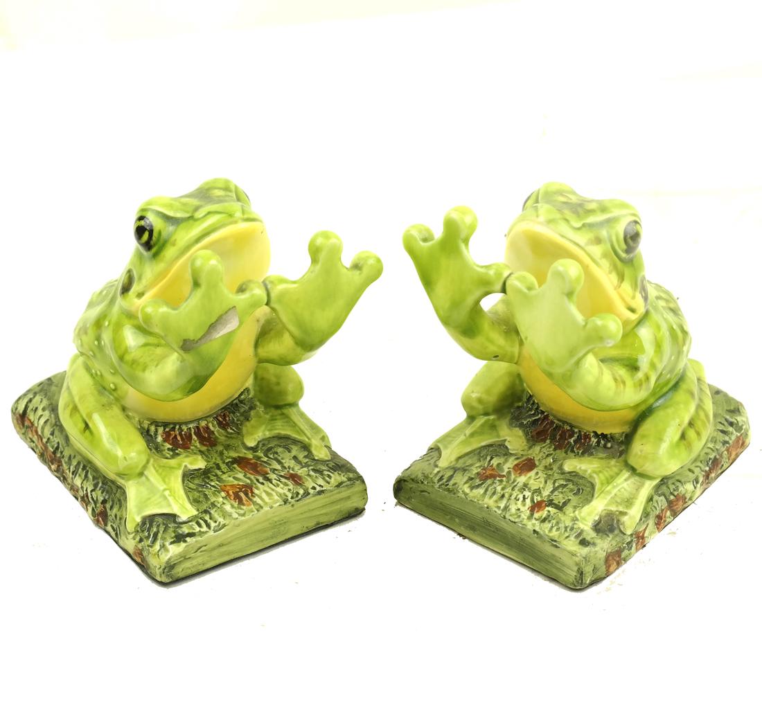 Aldon, Two Frog Bookends (1 of 7)