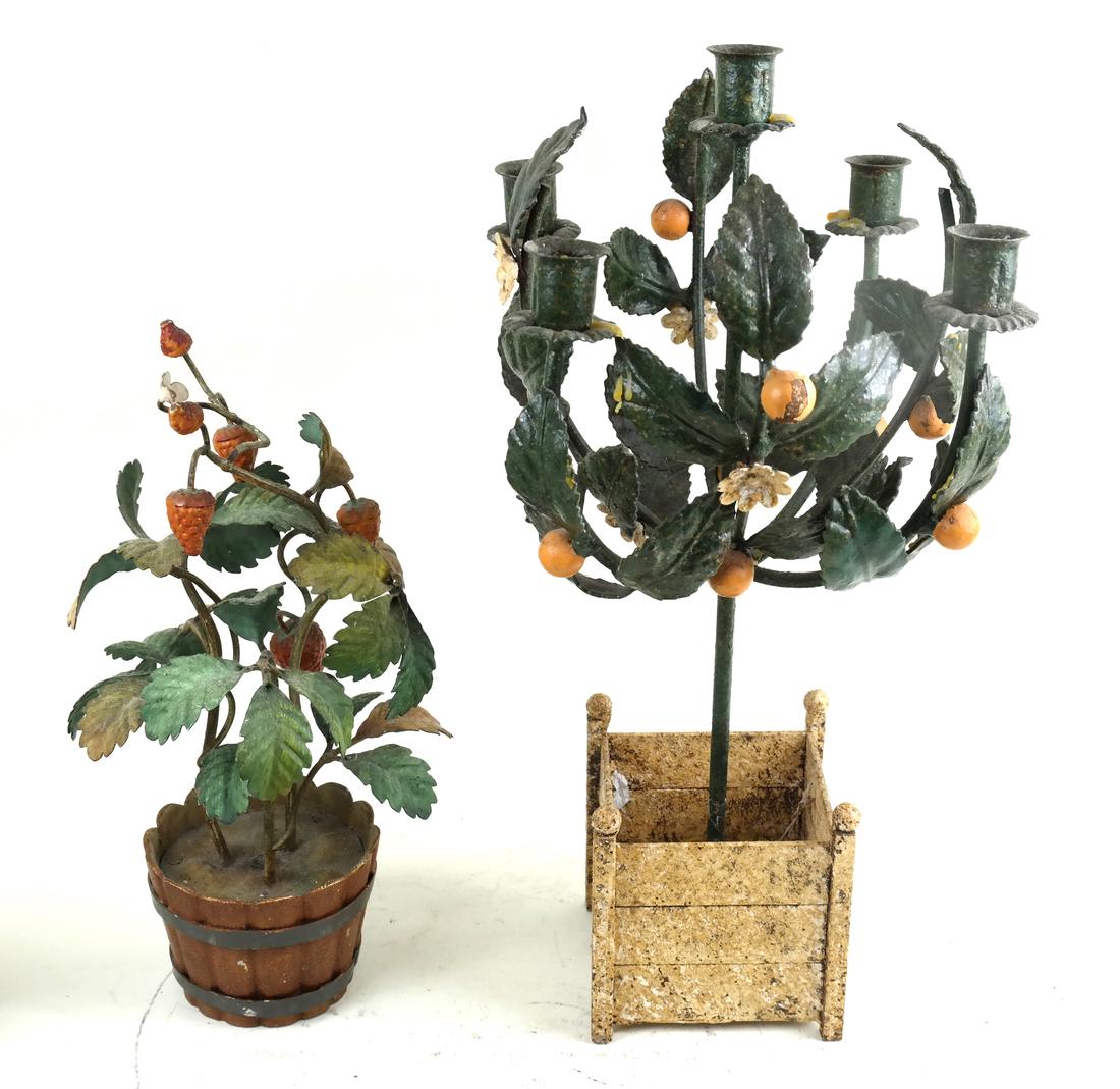 Two Decorated Flower Pots (1 of 4)