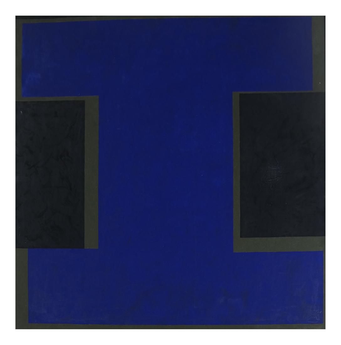 Henry Pearson, Blue Abstract -Oil On Canvas (1 of 5)