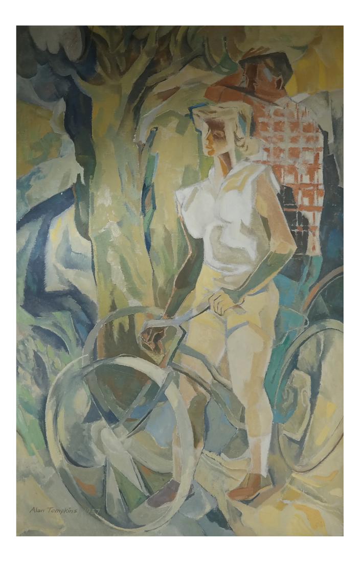 Alan Tompkins, "Summer Cyclists" (1 of 7)