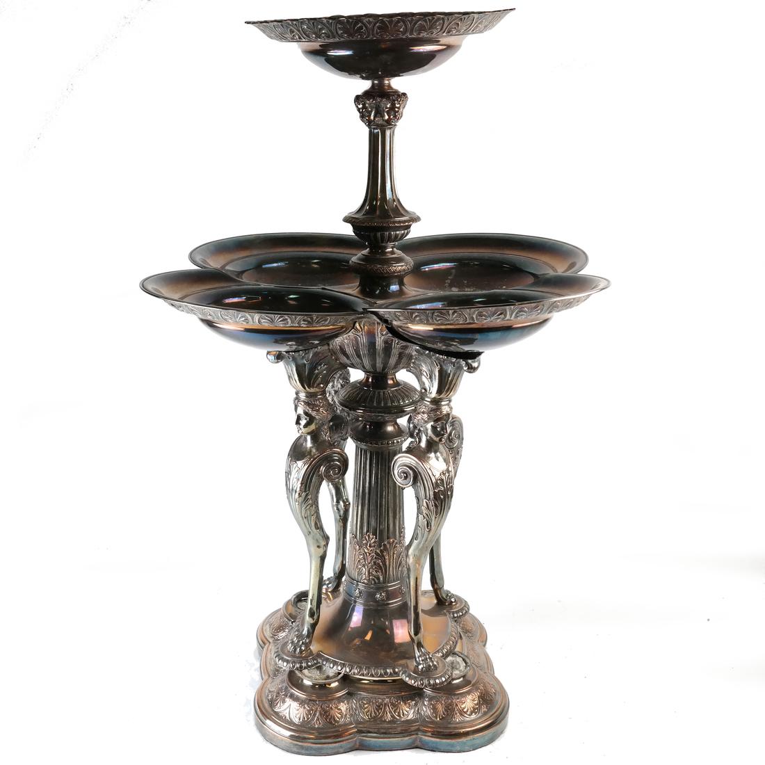 Late Victorian Silver-Plated Centerpiece (1 of 7)