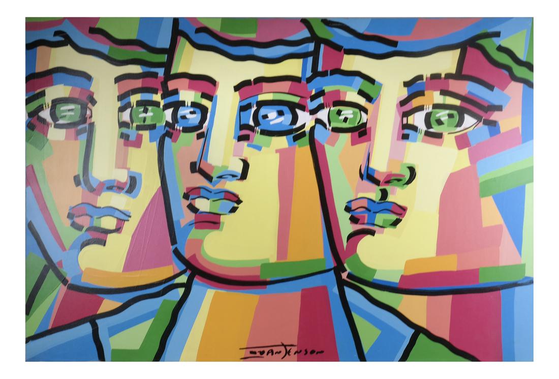 Ivan Jenson, Pop Art, Three Faces (1 of 7)