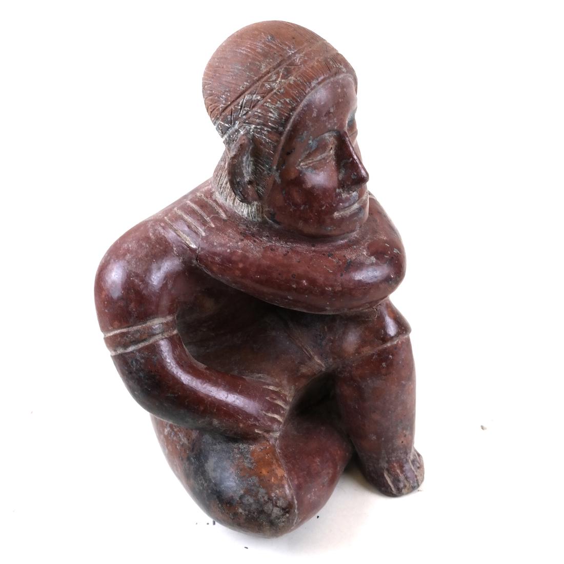 Colima Sculpture - Seated Female (1 of 6)