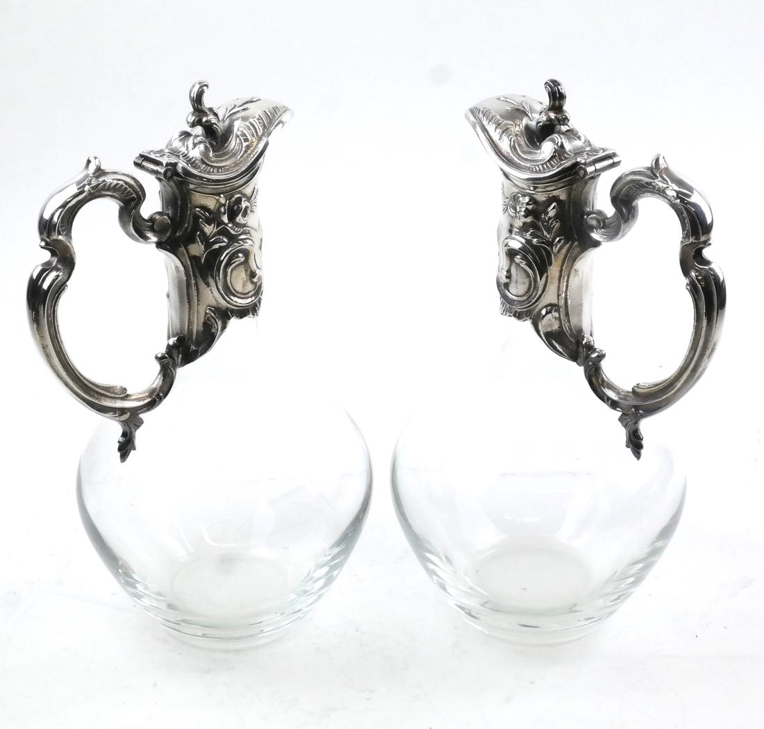 Pair of Crystal Mounted Ewers (1 of 5)