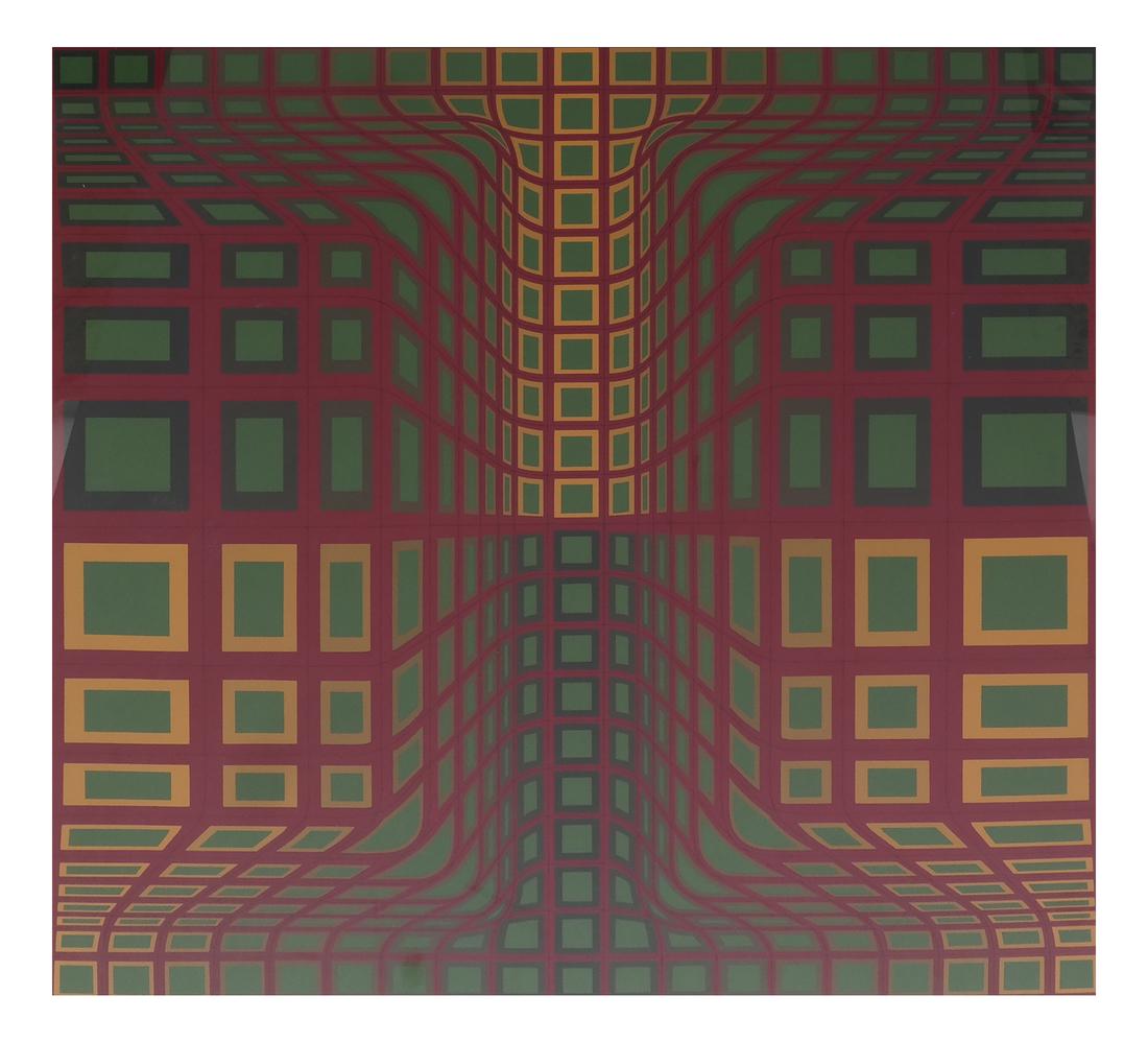 Victor Vasarely, Optical Art - Silkscreen Print (1 of 6)