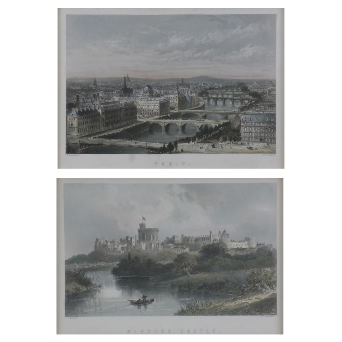 Two Hand-Colored Engravings (1 of 5)