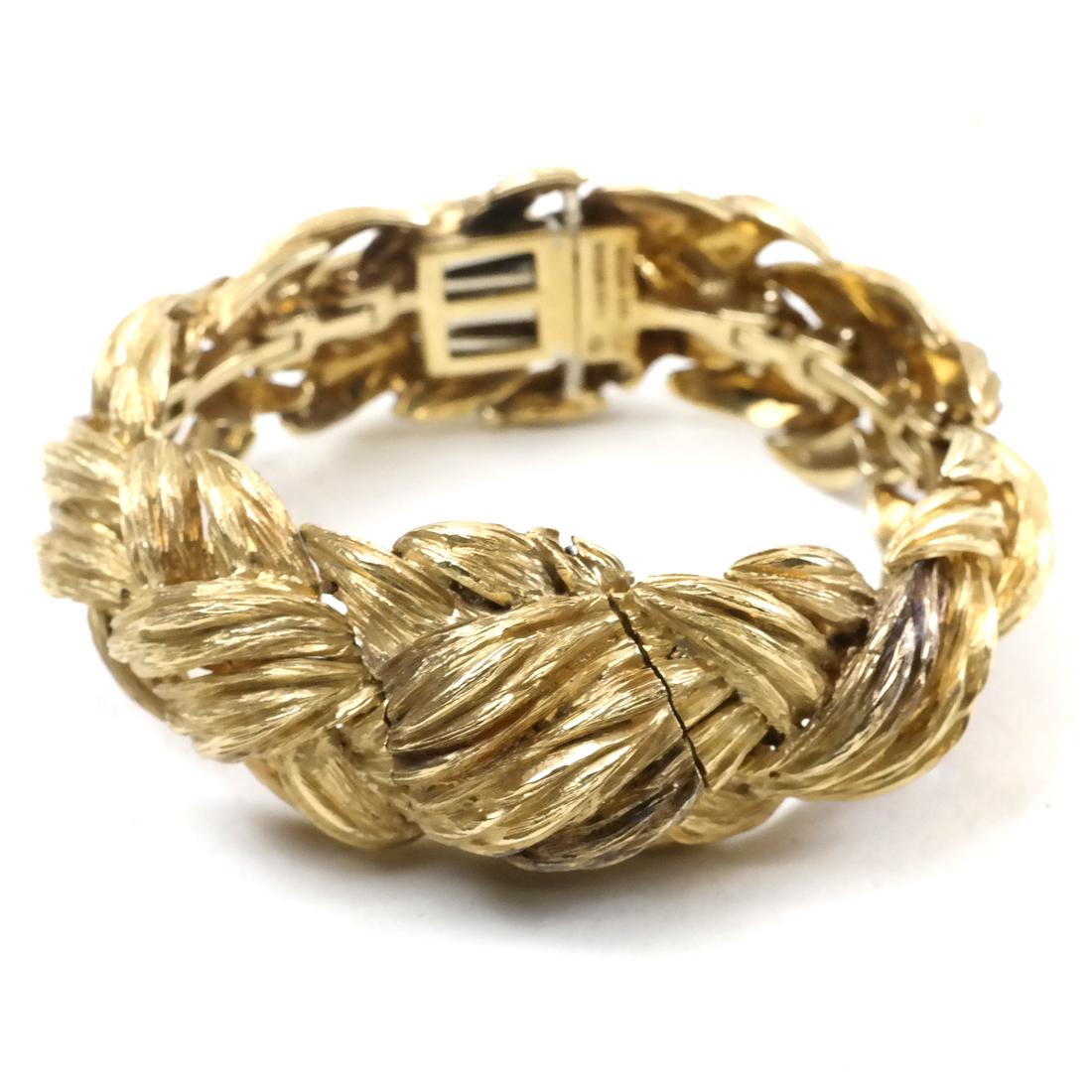 David Webb Gold Weave Watch Bracelet (1 of 4)