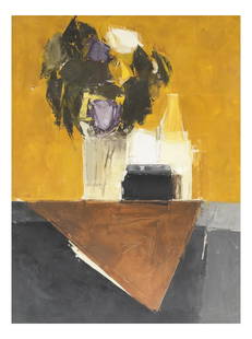 Donald Hamilton Fraser, Still Life - Oil on Canvas: Framed still life, signed lower right. Dimensions: Art: 40" H x 30" W; Frame: 43" H x 33" W;Â