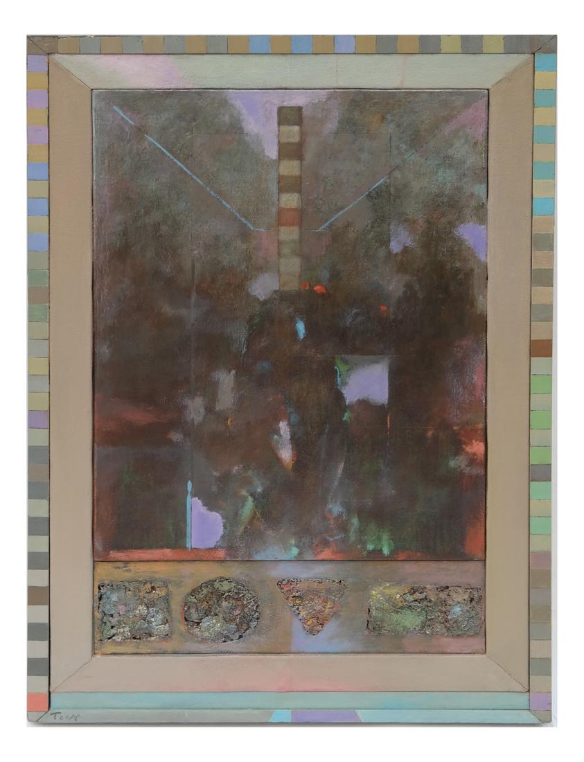 Wayne Toepp (American, 1964-) Abstract Oil on Canvas (1 of 6)