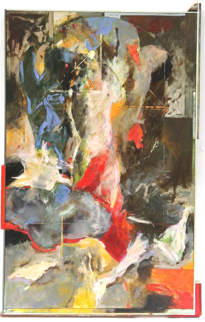 Wayne Toepp (American, 1964-) Abstract Oil on Canvas (1 of 7)