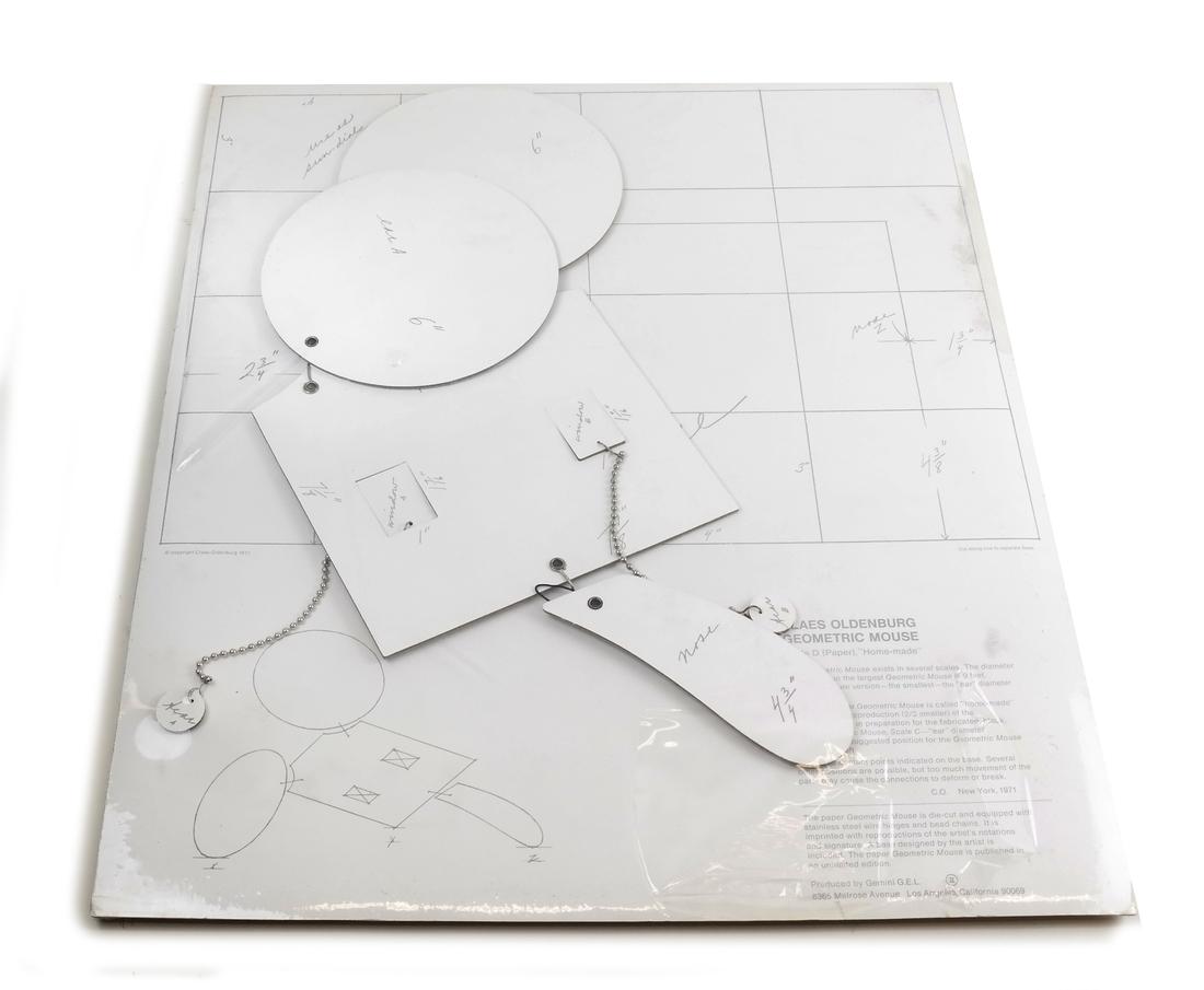After Claus Oldenburg, "Geometric Mouse..." Mixed Media (1 of 6)