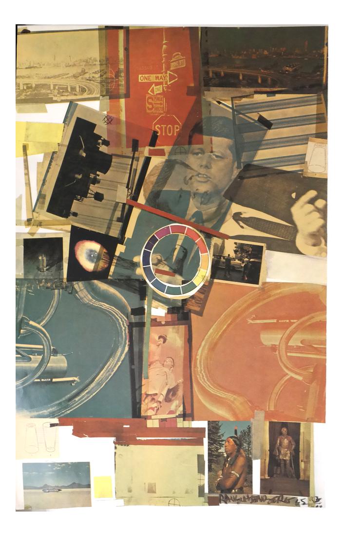 Robert Rauschenberg, Signed "Core Poster" 1965 (1 of 7)