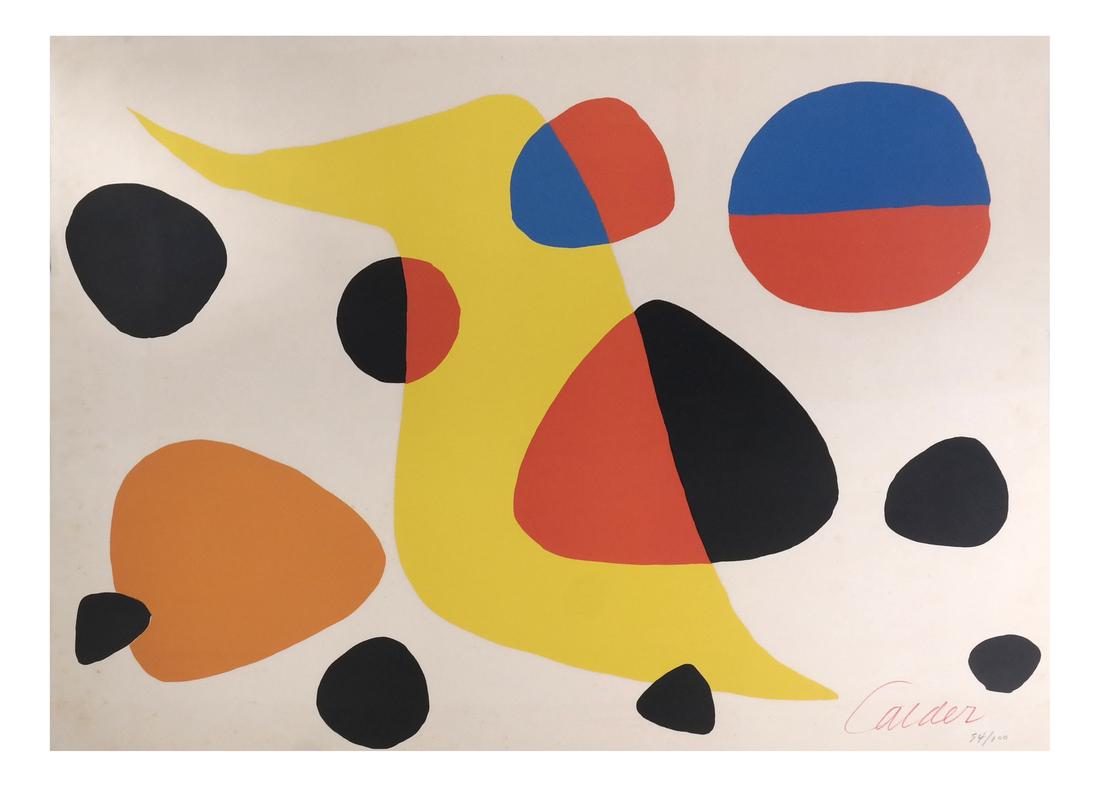 Alexander Calder, Untitled (abstract) - Lithograph (1 of 6)