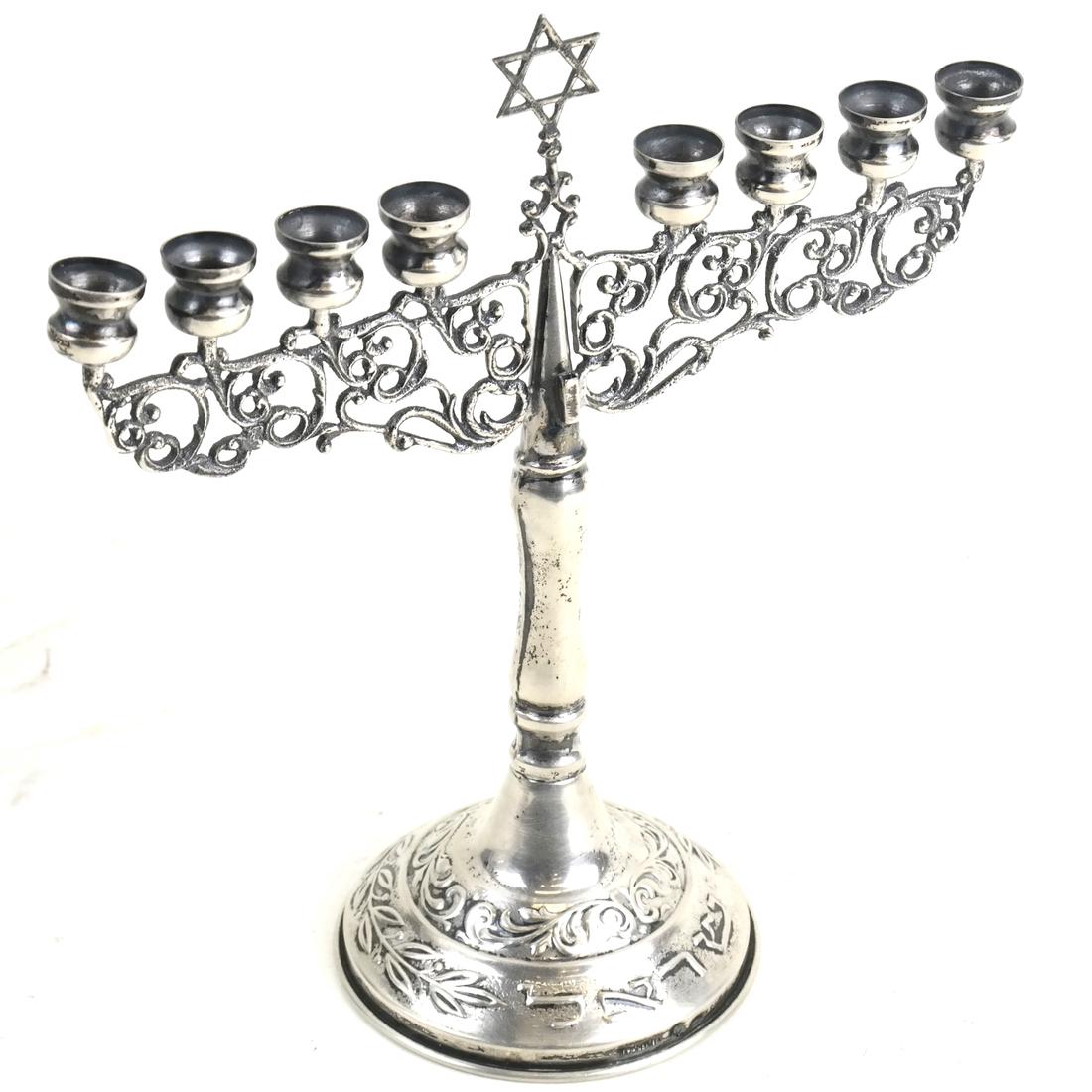 Continental .800 Standard Silver Small Menorah (1 of 5)
