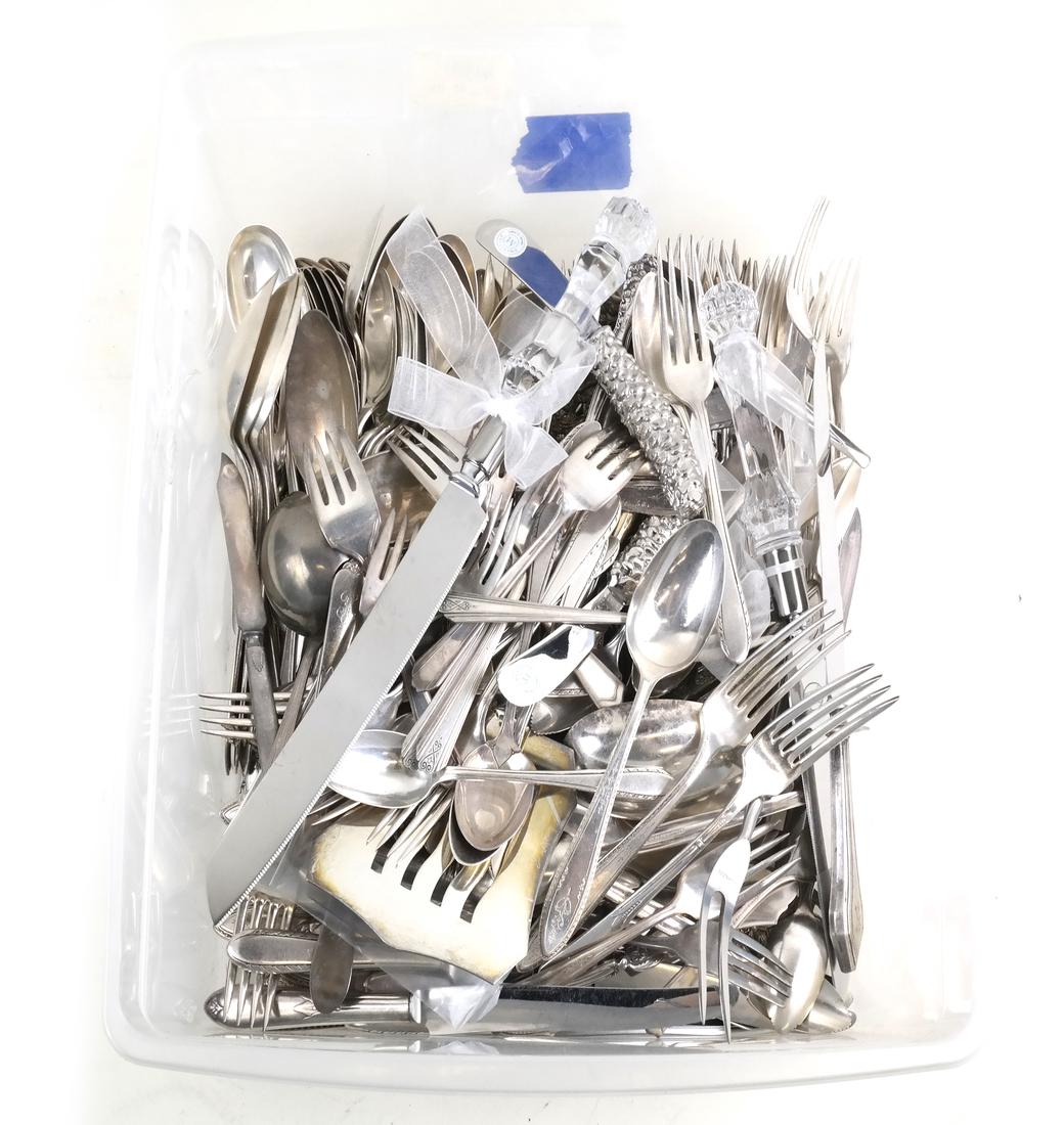 Three Various Silver-Plated Partial Flatware Services (1 of 3)