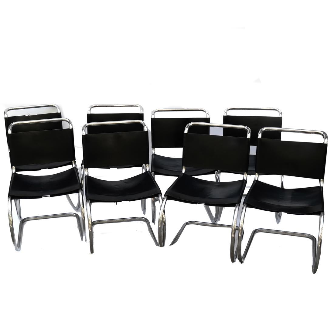 Set of 9 Mies Van der Rohe "ME" Side Chairs (1 of 5)