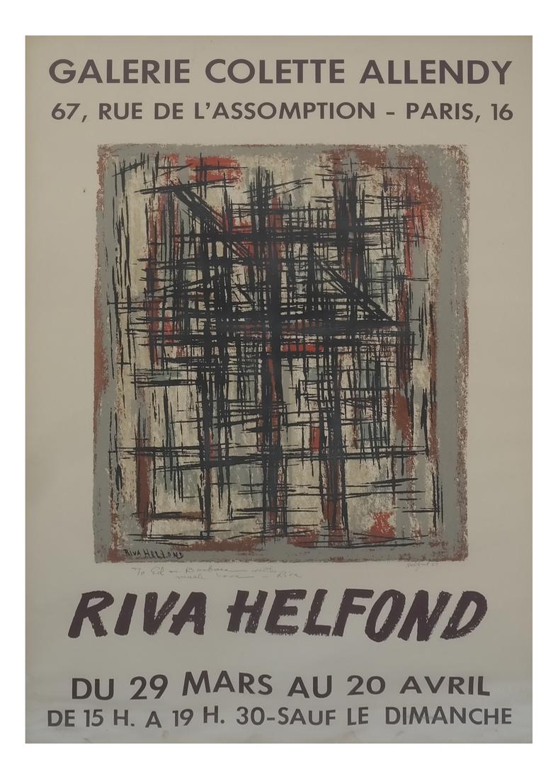 Riva Helford Galerie Poster, Signed (1 of 5)