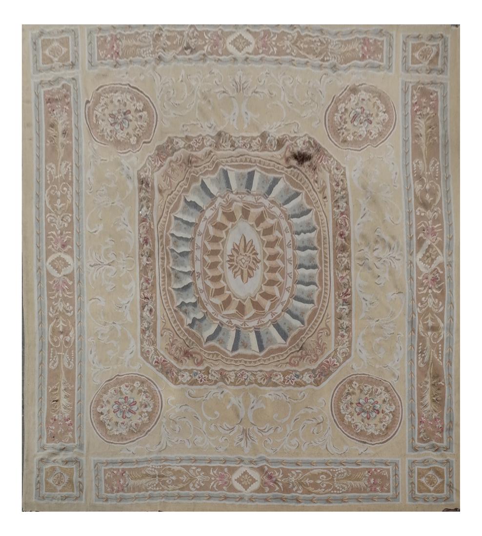 Modern Aubusson Rug: Aubusson rug. [16ft x 10ft]. Dimensions: 16" L ; 